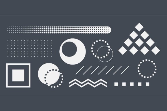 Abstract Geometric Design Elements: The Retro-Futuristic Toolkit for Modern Creators