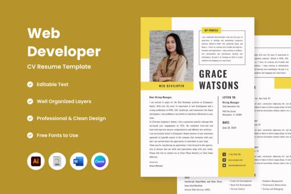CV Resume Web Developer V5: A Strategic Choice for Modern Professionals