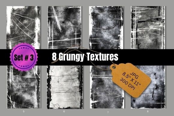 Light and Dark Grungy Textures Set 3: A Practical Guide for Designers