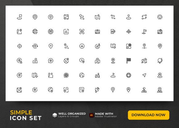 Navigation, Location, GPS Icon Set: The Visual Language of Modern Wayfinding