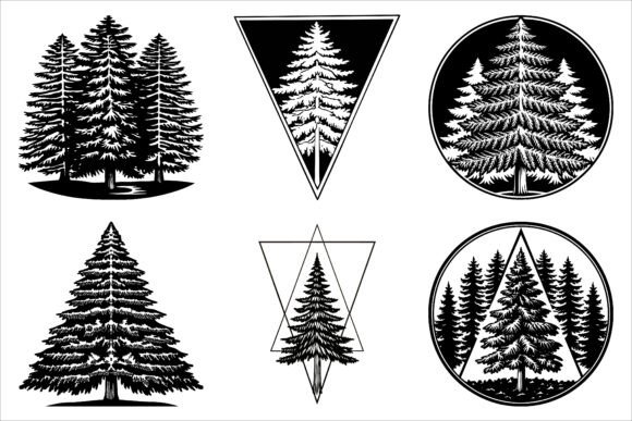 Pine Tree Bundle, Minimalist Silhouette: A Practical Evaluation