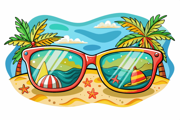 Summer Sunglasses with Beach Clipart: Elevating Your Creative Projects