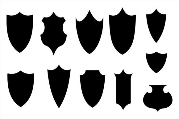 The Power of the Black Shield Vector Silhouette Design in Modern Branding