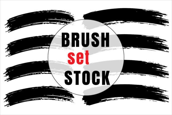 Unleashing Creativity with Stylish Black and Red Brush Strokes